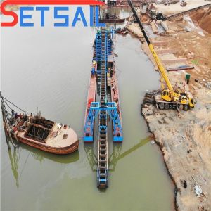 7-30 Meter Dredging Depth River Mining Gold and Diamond Dredger with Centrifuge