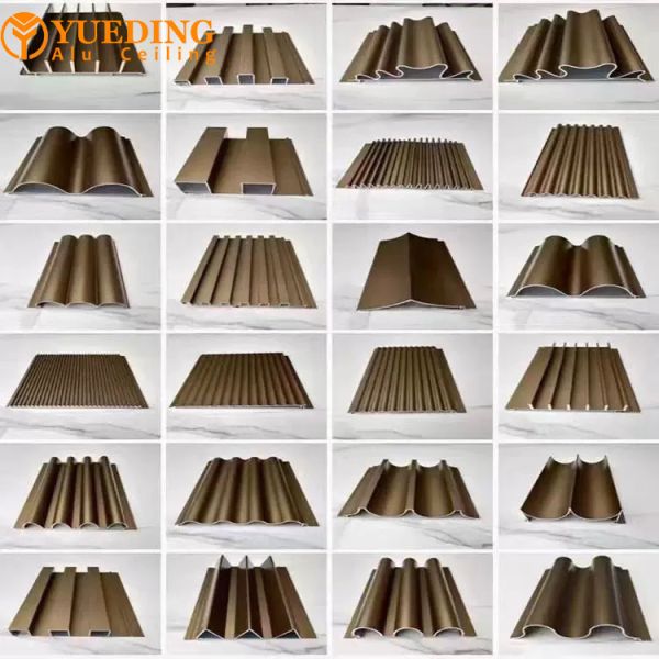 Door Head Aluminum Corrugated Panels Semi Circular Concave Convex Anti Corrosion