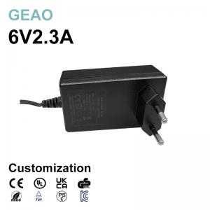 Buy cheap 6V 2.3A Wall Mounted Power Adapter For Customization Digital Photo Frame Network Equipment Router Nail Lamp product