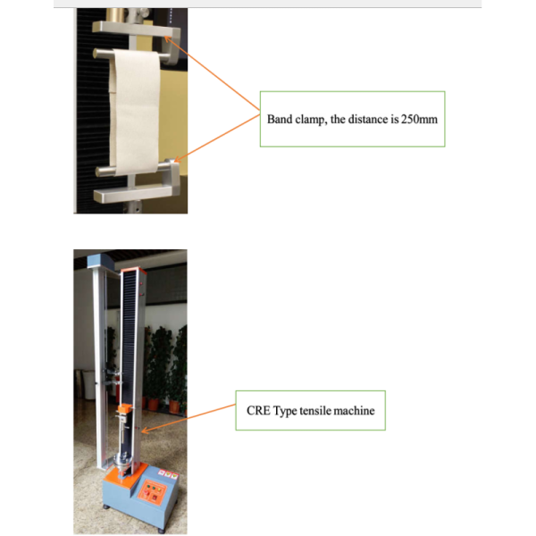 ASTM D6797 CRE Type Single Arm Fabric Tensile Strength Tester