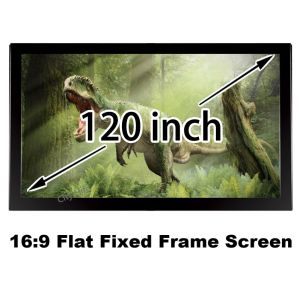 Buy cheap High Quality Picture 120 Inch 10 Feet Fixed Frame Projection Screen Wall Mount from wholesalers