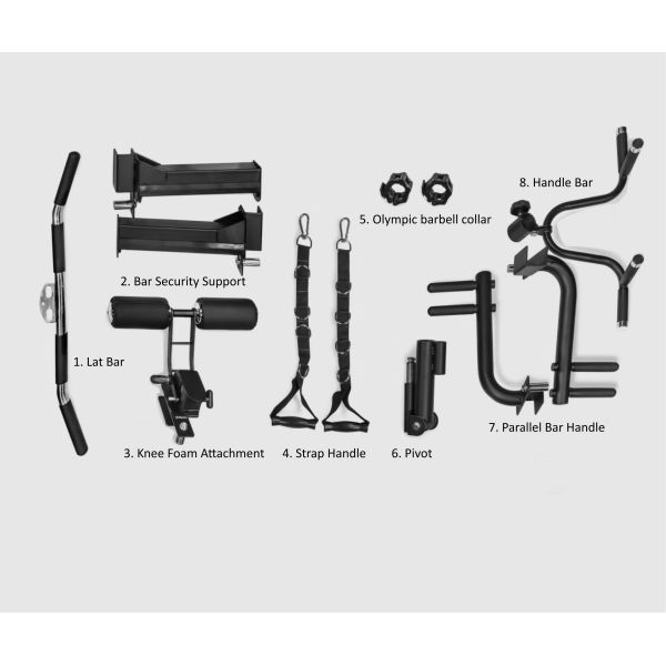 Selectorized Cable Crossover Smith Machine Home Gym with Weight Stack