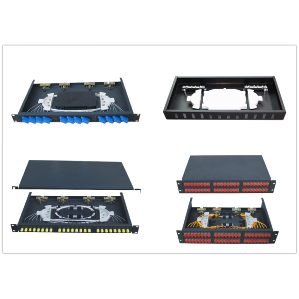 Fixed 19” Fiber Optic Patch Panel ODF Box for Rack Mount Cabinet