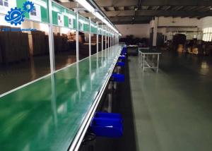 Buy cheap Aluminium Profile Electronics Assembly Line With PU Belt Conveyor / Workbenches product