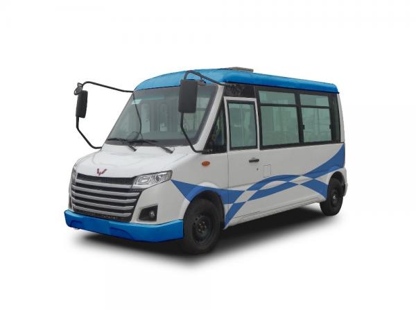 Quality Lightweight Electric Shuttle Car For 11 Person Front Disc & Rear Drum Brake System for sale
