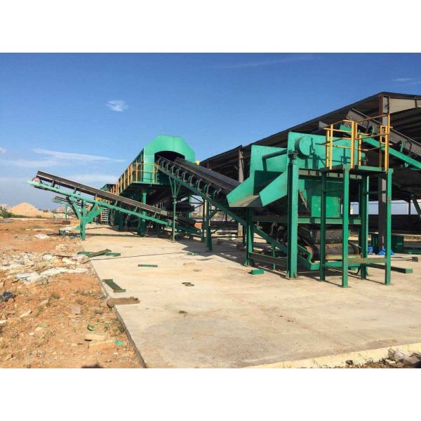 Municipal Solid Waste Recycling Plant Domestic Garbage Sorting Line