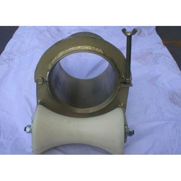 Bell Mounth Underground 100mm Steel Cable Roller With Nylon Roller