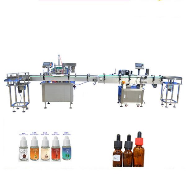 Quality Plastic / Wood Packaging Perfume Filling Machine For Dropper Glass Bottles for sale