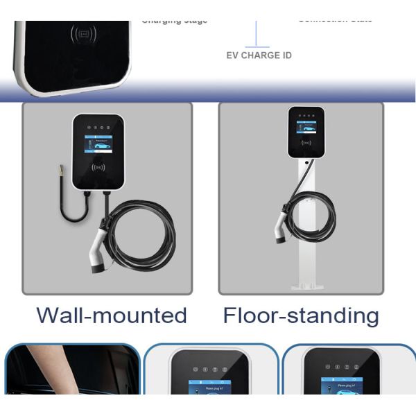 TUV CE Electric Vehicle Charge Station EV Charger Type 2 Single Phase Fast Charging