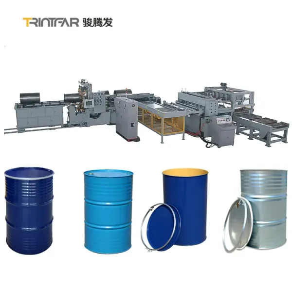 200L Steel Drums Making Machine Steel Barrels Production Line