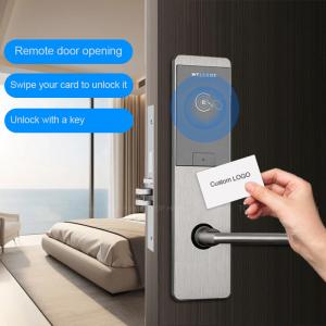 Buy cheap Silver Smart Hotel Room Door Lock Swiping Card Software Bluetooth Optional product