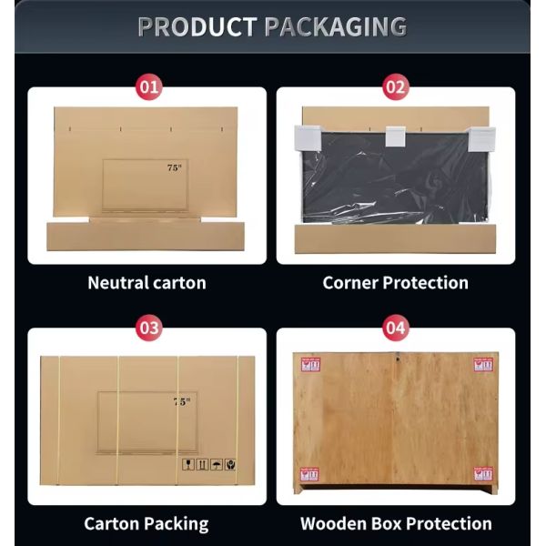 CH Portable Mobile Digital Signage LCD Screen Advertising Display Foldable Portable Digital Poster for Shopping Mall/Store