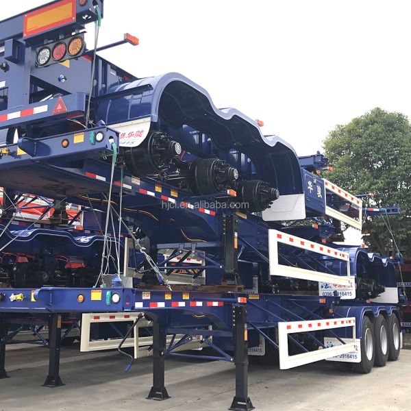 3 Axle 40 Foot Skeleton Semi-Trailer The Ultimate Solution for Container Transporting