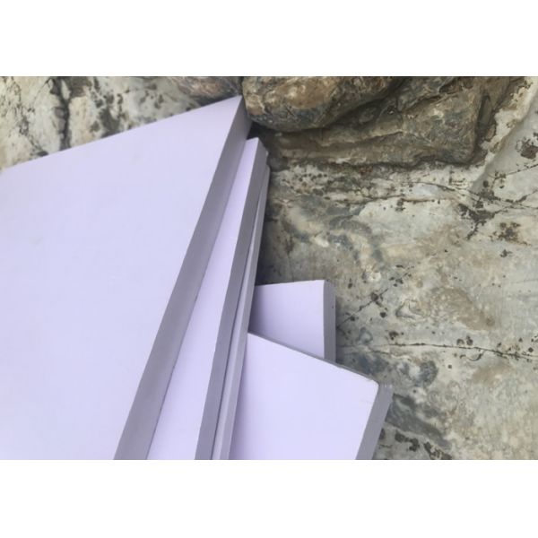 Durable White Waterproof Foam Board , Advertsing PVC Displays Extruded Insulation Board