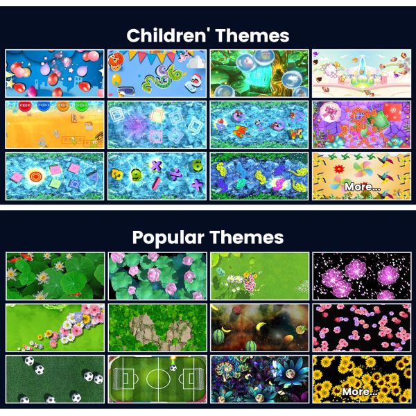 High Precision Low Cost Portable Interactive Floor Projection Ground Projection Machine with 4000 Lumens and 80+ Games