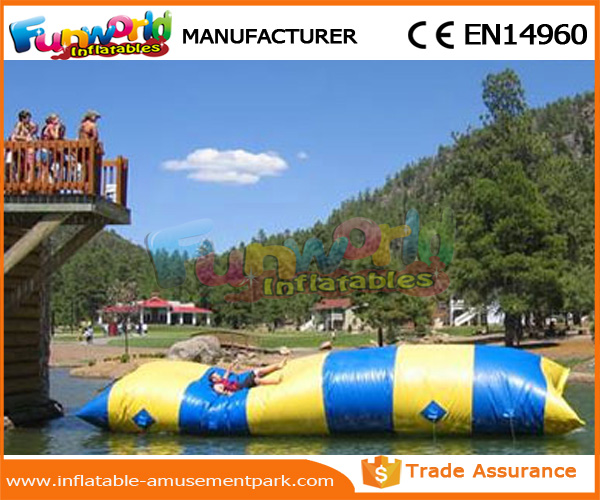 0.9mm PVC Tarpaulin Inflatable Water Trampoline Inflatable Jumping Pillow