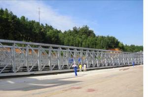 Buy cheap Cable Stayed Assembly Steel Frame Bridge with Steel Deck Roadway product