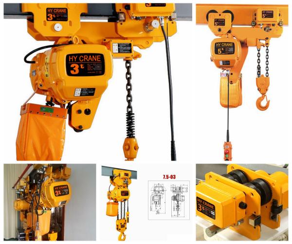 Quality Different Capacity 0.5-20Tons Chain Hoist Electric Chain Hoist for sale