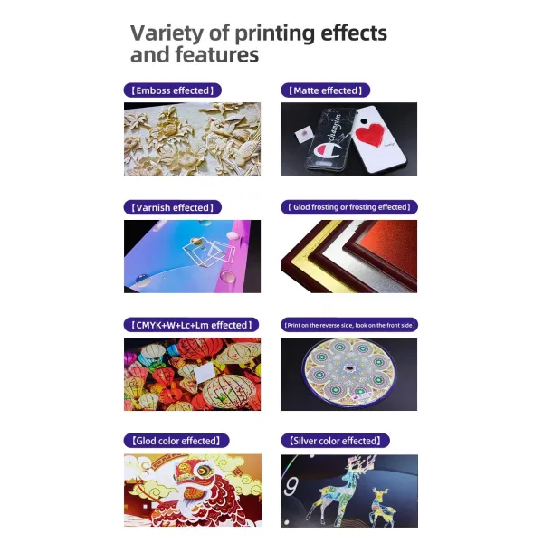 High-Quality UV Large Format Printer for Flatbed Inkjet Printing Machine