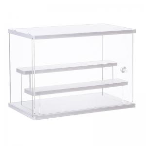 Buy cheap 3-Layer Transparent Acrylic Box Display Case Holder Cube With Door Collection Mini Action Character product