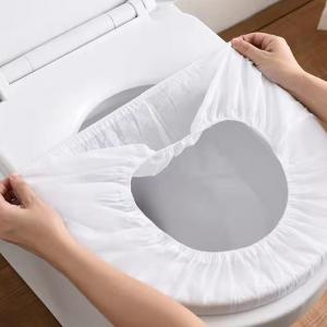 Buy cheap Waterproof Disposable Toilet Seat Covers For Travel Hotel Non Woven product