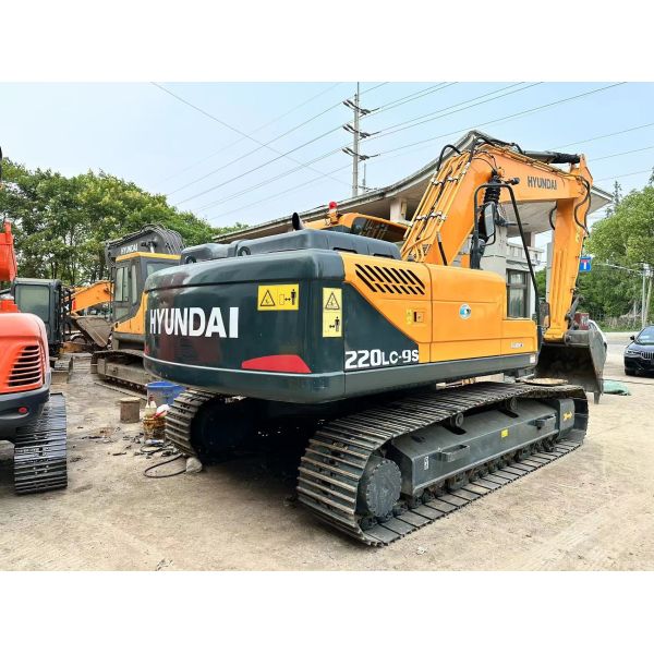 Used Hyundai Digger R220-9S Secondhand 22ton Medium Type Crawler Excavator