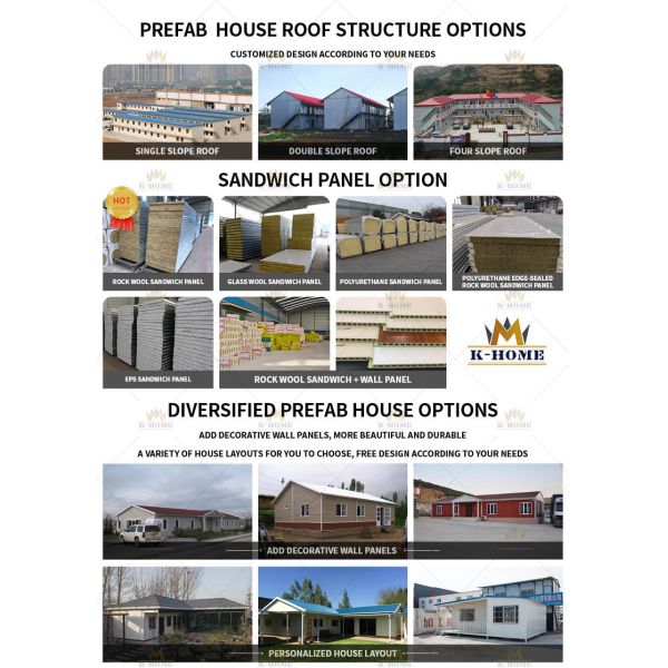 Luxury Insulated Sandwich Panel Prefab Villa house