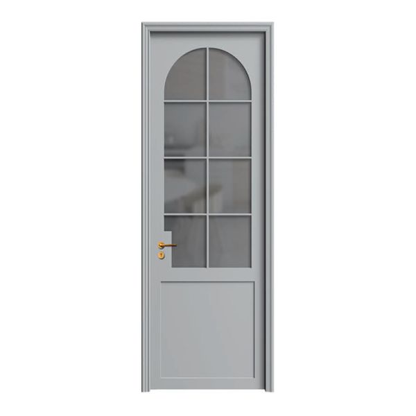 Elegant Solid Wood Front Door For Garage Interior Exterior Durable Entry Door