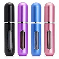 Super Luxury 5ml Aluminium Perfume Bottle , Portable Refillable Perfume Bottle
