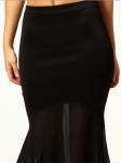 Ladies / Womens Summer Skirts , Slim Long Black Casual