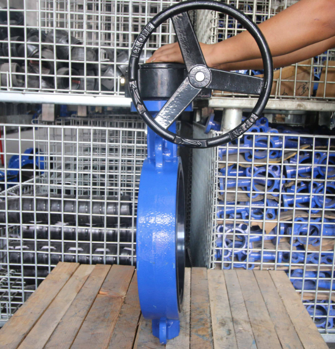 JIS 5K 10K cast iron butterfly valve