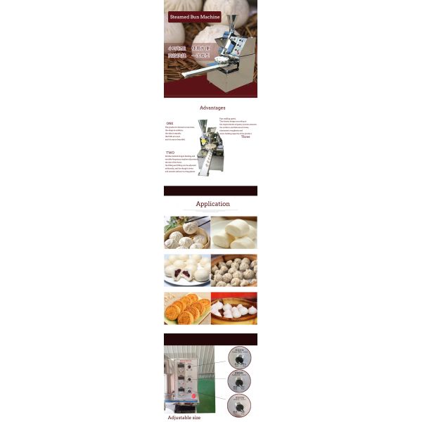Momo Chinese Grain Processing Machine Steamed Stuffed Buns Making Machine