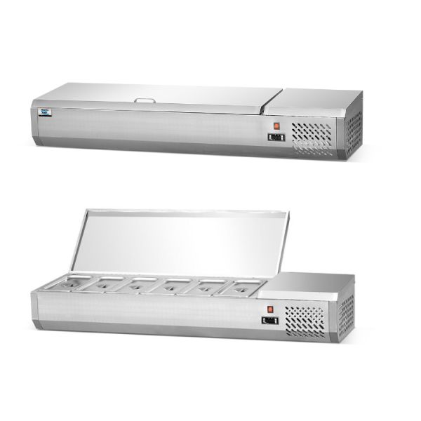Arsenbo SS201 Pizza Prep Refrigerator Commercial Use Microcomputer Temp