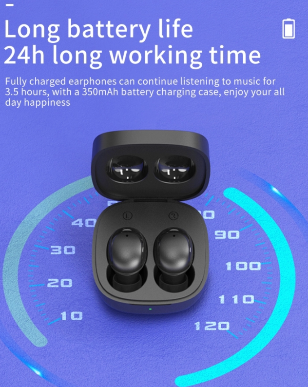 40mAh Small Wireless Bluetooth Earbuds Mini Stereo Bluetooth Headset