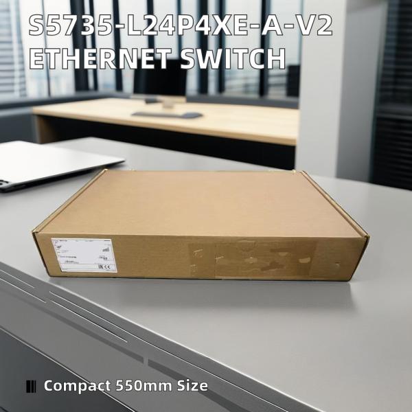 Stock 48 Ports Ethernet Switch with POE Function Original S5735-L24P4XE-A-V2 Switch 4*10GE SFP 2*12GE Stack Ports