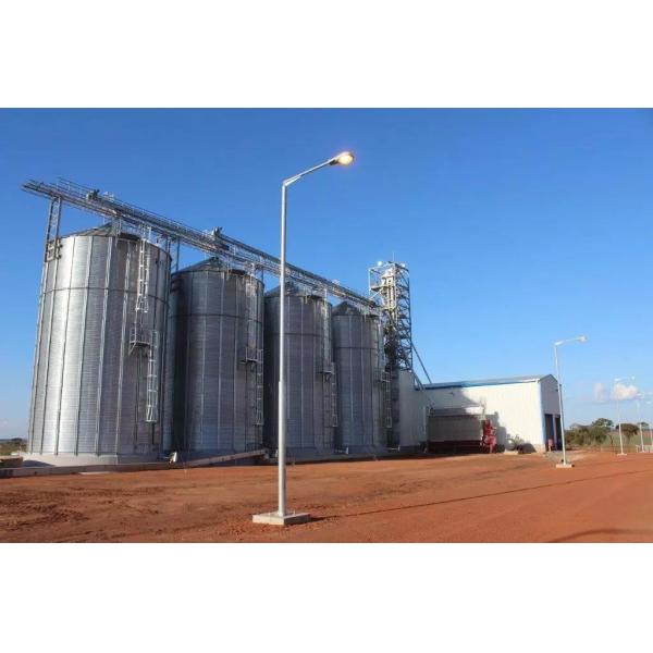 Prefabricated Steel Structure Erection Maize Processing Mill Workshop Plant