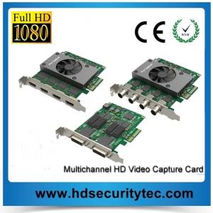 China 2 Channels / 4 Channels HD Video Capture Card for HD Video to PCI-e on sale