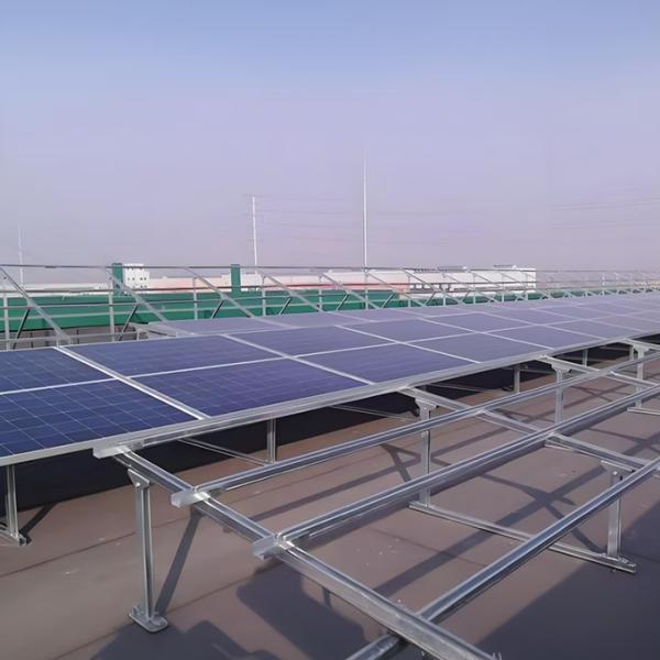 Sturdy Solar Panel Mounting Brackets for Ground Mounting Solution with Flexible Connection for Small and Large-Scale Solar Plants