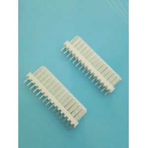 2.54mm Pitch Solder Wire To Board Power Connector Vertical Type With White Color