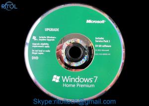 Microsoft Windows 7 Home Premium SP1 , 32 / 64 Bit Windows 7 System Builder OEM DVD Retail Box