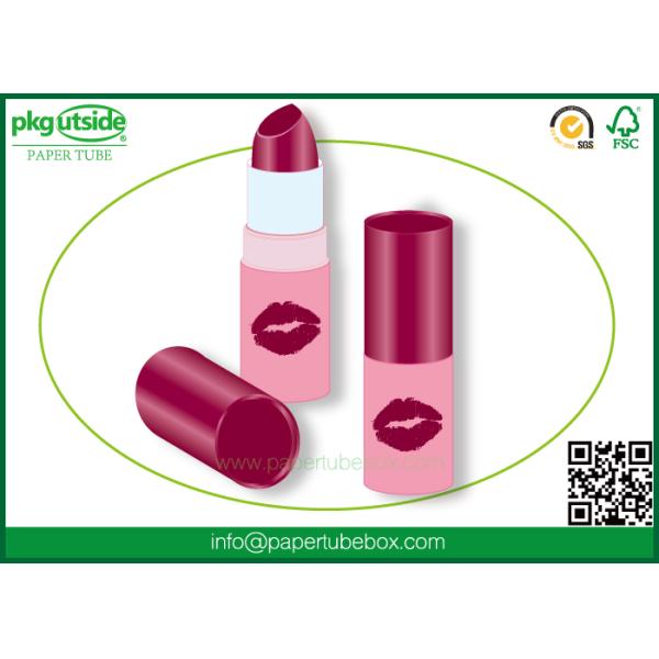 Fancy Lip Balm Paper Lipstick Tubes Custom Printed Logo Elegant Design