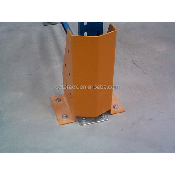 Industrial Warehouse Storage Pallet Rack Metal Iron Upright Protectors Heavy Duty Steel Column Corner Guard Racking Protector