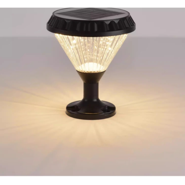 Waterproof IP65 Energy Saving Solar Pillar Lights For Garden Walkway