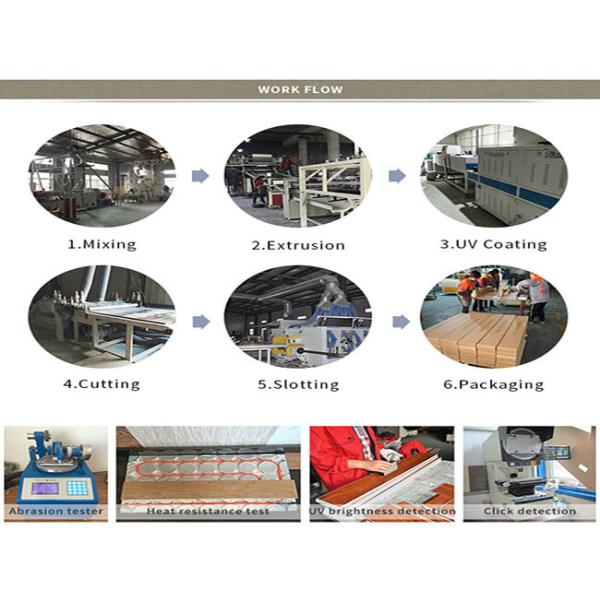 100% Virgin Material Spc Click Lock Flooring Waterproof 5mm Anti Slip
