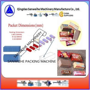 Grey Wafer Packing Machine Automatic Rice Cake Packing Machine