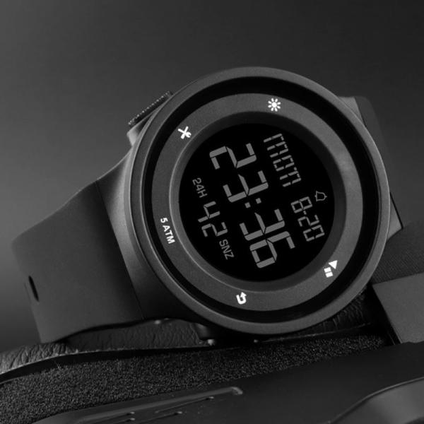 3 Sports Silicone Multi-Function Ultra-Thin Couple'S Watches Silicone Sport Watch