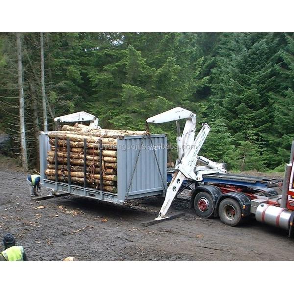 King Pin 2" 50mm JOST 3 Axle Container Side Lifter Semi Trailer for Container Handling