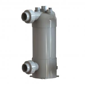 Buy cheap Titanium Heat Exchanger Tube PVC Shell Heat Exchanger for Swimming Pool Heat Pump Aquarium Chiller product
