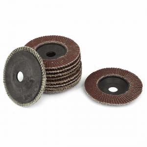 Buy cheap 4 inch Abrasive Tool Flap Wheel Abrasive Grinding Discs 320 Grit 10 Pcs product