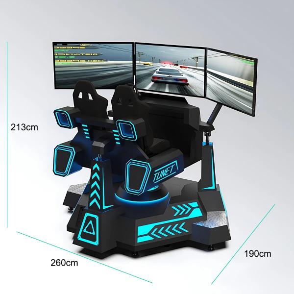 Experience the Speed and Precision 150W Metal Vehicle Racing Simulator